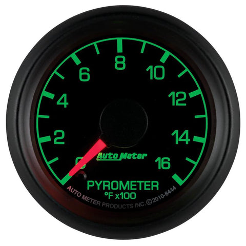 Autometer Factory Match Ford 52.4mm Full Sweep Electronic 0-1600 Deg F EGT/Pyrometer Gauge - 8444