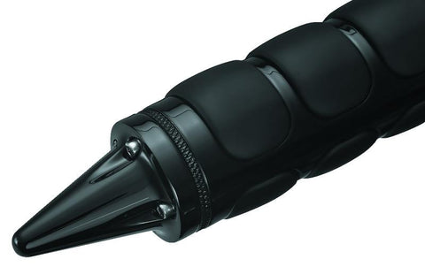 Kuryakyn Stiletto End Caps Grips Black - 6359
