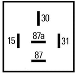 Hella Timer Control 24V 5Pin 0900S Delay On - 996152161