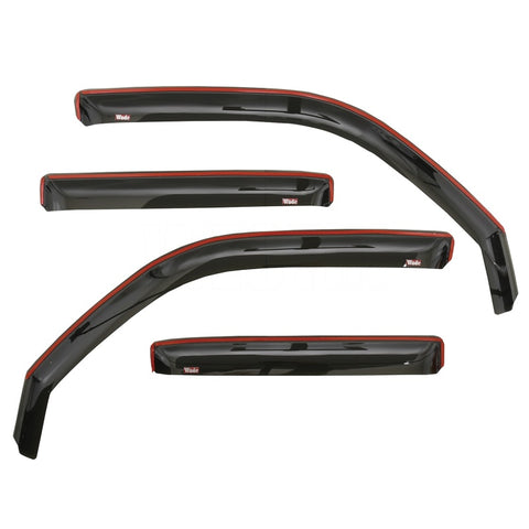 Westin 1996-2002 Toyota 4Runner Wade In-Channel Wind Deflector 4pc - Smoke - 72-88491