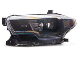 Raxiom 16-23 Toyota Tacoma Axial Series OE Replacement Headlights- Black Housing- Clear Lens - TT26262