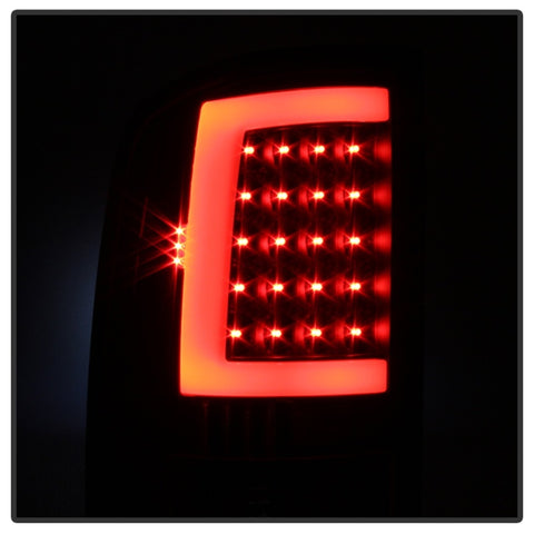 xTune GMC Sierra 07-13 LED Tail Lights Black ALT-ON-GS07-G2-LED-BK - 5081551
