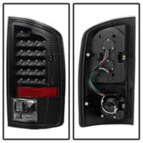 xTune Dodge Ram 02-06 1500 / Ram 2500/3500 03-06 LED Tail Light Black ALT-JH-DR02-LED-BK - 5072979