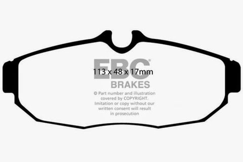 EBC 05-10 Ford Mustang 4.0 Redstuff Rear Brake Pads - DP31741C