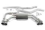 Dinan 18-25 BMW X3 M40i/X4 M40i (G01/G02) Valved Catback Exhaust System - Polished Tips - D660-0099