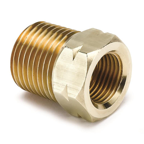 AutoMeter Fitting Adapter 1/2in. NPT Male Brass For Auto Gauge Mech. Temp. - 2372
