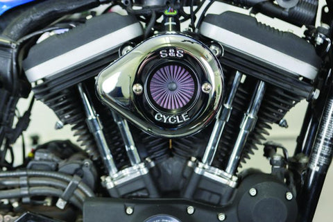 S&S Cycle 2007+ XL Models Stealth Air Stinger w/ Chrome Teardrop - 170-0725A