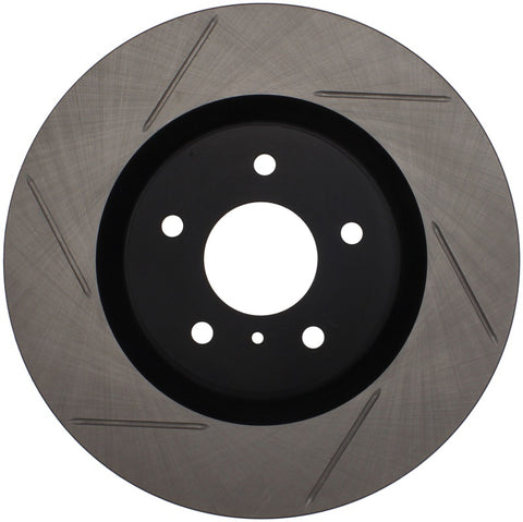StopTech Power Slot 03-07 350z/ 03-04 G35 w/ Brembo SportStop Slotted Front Right Rotor - 126.42076SR