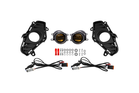 Diode Dynamics 22-25 Toyota RAV4 Elite Series Fog Lamp Kit - Yellow - DD8826