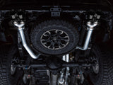 AWE Tuning 22-23 GMC Sierra 1500 AT4X 6.2L 0FG Catback Split Dual (Flat Bumper) - Diamond Black Tips - 3015-43284