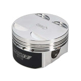 Manley Nissan GTR VR38DETT 99mm Bore 88.4mm Stroke -2cc Dish Turbo Tuff Piston Set w/ Rings - 641010CE-6