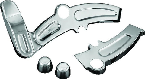 Kuryakyn Boomerang Frame Covers 08-17 Softails Chrome - 7773