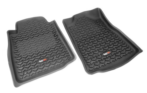 Rugged Ridge Floor Liner Front Black 2012-2015 Toyota Tacoma Regular / Access / Double Cab - 82904.15