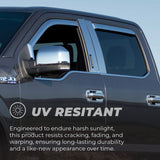 Putco 17-20 Ford SuperDuty - SuperCab (Set of 4) Element Chrome Window Visors - 480067