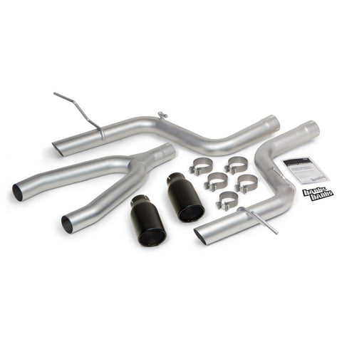 Banks Power 14 Jeep Grand Cherokee 3.0L Diesel Monster Exhaust Sys - SS Single Exhaust w/ Black Tip - 51364-B
