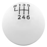 Ford Racing 15-19 Ford Mustang EcoBoost / GT w/ 6-Speed Manual Transmission Bullitt White Shift Knob - M-7213-M8B