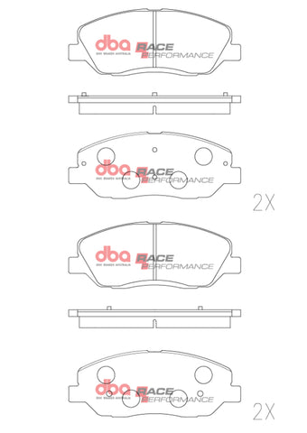 DBA 2022+ Hyundai i20 N Front RP Performance Brake Pads - DB2275RP