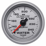 Autometer Ultra-Lite II 52mm 120-240 Deg F Mechanical Water Temp Gauge - 4932