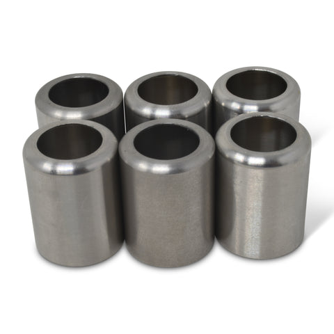 Russell Performance -10 AN Stainless Steel Crimp Collars (O.D. 0.825) (6 Per Pack) - 610382