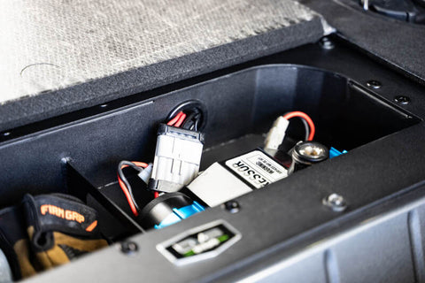 DV8 Offroad 21-23 Ford Bronco (Exc. Bronco Raptor) Air Compressor Mount & Storage Box - CMBR-01