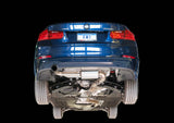 AWE Tuning 13-18 BMW 320i (F30) Touring Edition Exhaust w/ Performance Mid Pipe - Diamond Blk Tips - 3015-23038