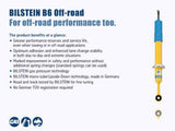 Bilstein 4600 Series 2016+ Toyota Tacoma 4x4 Rear Monotube Shock Absorber - 24-265973