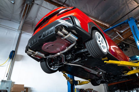 REMARK 22+ Subaru WRX VB Stainless Steel Quad Tip Cat-Back Exhaust - Resonated - RK-C4076S-02C