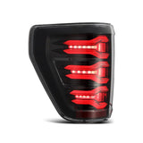 AlphaRex 21-22 Ford F150 LUXX LED Projector Tail Lights - Alpha-Black - 653010