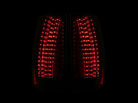 ANZO 2007-2011 Cadillac Escalade LED Taillights Chrome - 321287