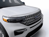 AVS 20-22 Ford Explorer (Excl. Vehicles w/Hood Lettering) Aeroskin Low Profile Hood Shield - Chrome - 622174