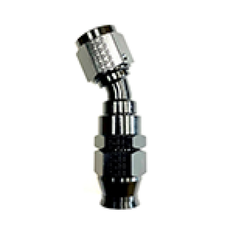 Fragola -12AN Real Street x 30 Degree Hose End Black For PTFE Hose - 683012-BL