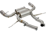 aFe MACHForce XP 2.5in Axle Back Stainless Exhaust w/ Polished Tips 07-13 BMW 335i 3.0L L6 (E90/92) - 49-36327-P