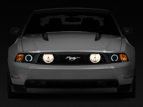 Raxiom 05-12 Ford Mustang GT LED Halo Fog Lights (Smoked) - 49134