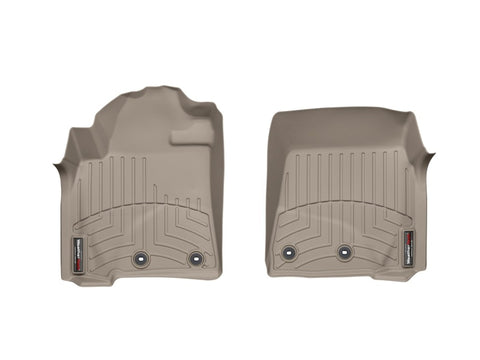 WeatherTech 12-13 Toyota Land Cruiser Front FloorLiner - Tan - 454231