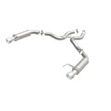 MagnaFlow Axle Back, SS, 3in, Competition, Dual Split Polished 4.5in Tip 2015 Ford Mustang GT V8 5.0 - 19103