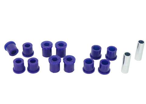 SuperPro 87-99 Ford Courier 4x4 2WD Rear Leaf Spring Full Bushing Kit - KIT065K