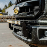 KC HiLiTES 2017+ Ford Super Duty Front Bumper Light Bar Mount For 40in Flex Era LED Light Bar - 7354