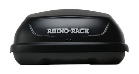 Rhino-Rack Masterfit 530L Cargo Roof Box w/ 3 Load Securing Straps - Black - RMFT530A