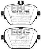 EBC 2019+ Mercedes-Benz CLS53 AMG (C257) 3.0L Turbo Yellowstuff Rear Brake Pads - DP42314R