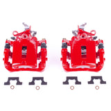 Power Stop 03-05 Jaguar S-Type Rear Red Calipers w/Brackets - Pair - S4852