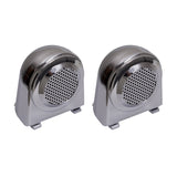Rugged Ridge 07-10 Jeep Wrangler JK Chrome Tweeter Speaker Enclosures - 11156.11