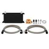 Mishimoto Universal 19 Row Thermostatic Oil Cooler Kit - Black - MMOC-ULTBK