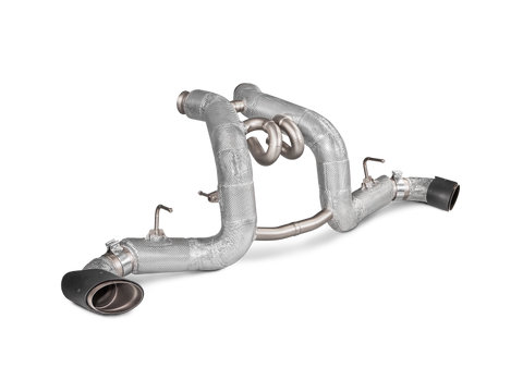 Akrapovic 16-17 McLaren 540C 570S Slip-On Line (Titanium) w/ Carbon Tips - S-MC/TI/3