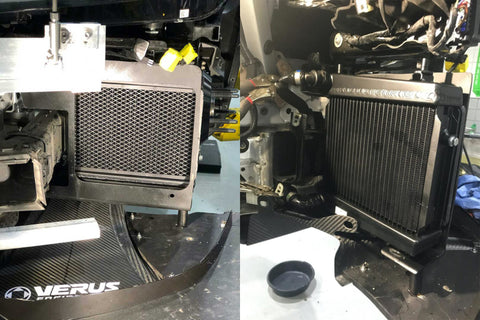 CSF 20+ Toyota GR Supra High-Performance Auxiliary Radiator , Fits Both L&R Two Required - 8179