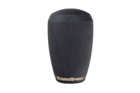 GrimmSpeed Shift Knob Stainless Steel - Subaru 5 Speed and 6 Speed Manual Transmission - Black - 380001