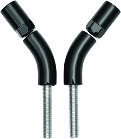Kuryakyn Mirror Stem 3in Outward Extenders Black - 1216