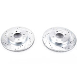 Power Stop 15-19 Honda Fit Front Evolution Drilled & Slotted Rotors - Pair - JBR1714XPR