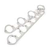 Stainless Works Big Block Ford Flat Tall Oval Port Header 304SS Exhaust Flanges 2-1/4in Primaries - HFBBF1225