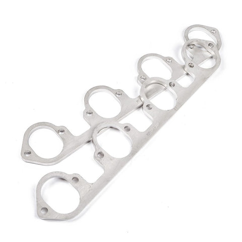 Stainless Works Big Block Ford Flat Tall Oval Port Header 304SS Exhaust Flanges 2-1/4in Primaries - HFBBF1225