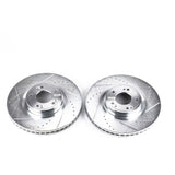 Power Stop 09-14 Hyundai Genesis Front Evolution Drilled & Slotted Rotors - Pair - JBR1375XPR